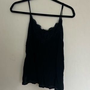 Abercrombie Black Lace Camisole